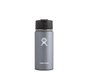 Hydro Flask Wide Mouth Insulated Drink Bottle with Flip Lid 473ml Graphite Grey