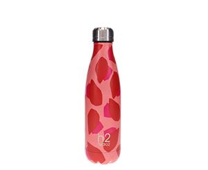 Hydro2 Togo Vacuum Double Wall Stainless Steel Water Bottle 500ml Petal