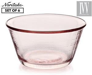 IVV Italy by Noritake Set of 6 Denim Bowls - Pink