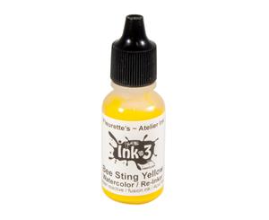 Ink On 3 - Atelier Watercolour Re-inker - Bee Sting Yellow