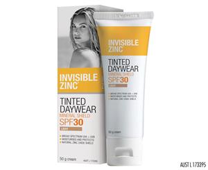 Invisible Zinc Tinted Daywear SPF30+ Mineral Shield 50g - Light