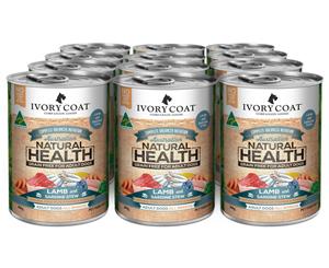 Ivory Coat Dog Adult Lamb & Sardine Stew 400g Cans x 12 (DICLSS400X12)