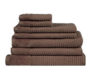 Jenny Mclean Royal Excellency 7-Piece Bath Linen Set - Mocha