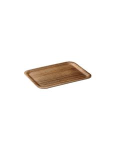 &KINTO NONSLIP RECTANGULAR TRAY 270MM - TEAK