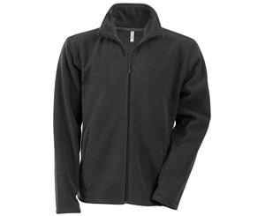 Kariban Mens Falco Full Zip Anti Pill Fleece Jacket (Dark Grey) - RW737