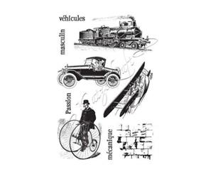 Katzelkraft - Transportation - Rubber stamp - French Style