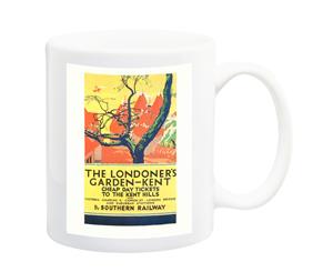 Kent The Londoner's Garden Southern Railways Poster Mug - 11 Fluid Oz