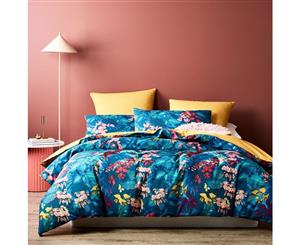 King Size - Amazon Teal Quilt Cover Set from Logan & Mason