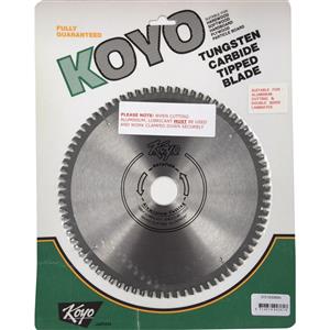 Koyo 216mm 80T 30mm Bore Circular Saw Blade For Aluminium Cutting