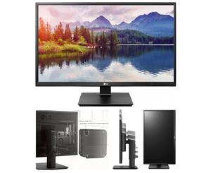 LG 24BK550Y-B 24' IPS Monitor 169 1920x1080 5ms VGA DVI HDMI DP USB Speakers Pivot Height Adjust Tilt Swivel VESA Reader Mode Colour Calibrated