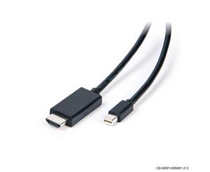 Laser 1m Mini DP to HDMI Cable with 4K Support M to M