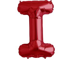 Letter I Red Megaloon 86cm Foil Balloon