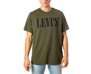 Levi`S Men's T-Shirt In Green