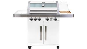 Masport MB4400 V2 4-Burner BBQ - White