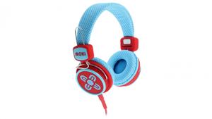 Moki Kid Safe Limited On-Ear Headphones - Blue/Red