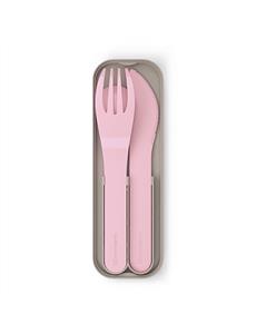 &Monbento Pocket Colour Cutlery Set - Litchi