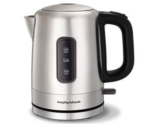 Morphy Richards 2200W Accents 1L Brushed Stainless Steel Electric Kettle 101005