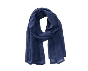 Myrtle Beach Adults Unisex Cotton Scarf (Navy) - FU610