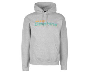 NFL Men Club Logo Hoodie Hoody Hooded Top Mens - Dolphins