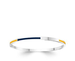 Nashville Predators Bangle Bracelet For Women In Sterling Silver Design by BIXLER - Sterling Silver