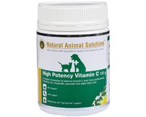 Natural Animal Solutions High Potency Pets Vitamin C Treatment 100g (N5717)