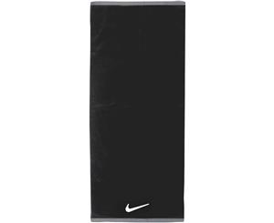 Nike Mens Fundamental Long Loop Cotton Sports Workout Towel - BlackWhite