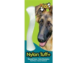 Nylon Nylon Dog Tuff+ Bone - Beef Flavoured - Large - 22cm - Fido