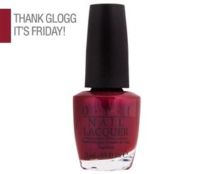 OPI Nail Lacquer - Thank Glogg Its Friday!