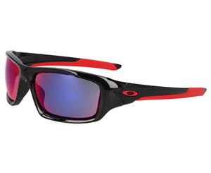 Oakley Men's Valve Sunglasses - Polished Black/Red Iridium