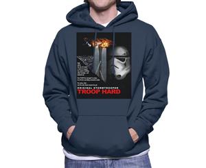 Original Stormtrooper Troop Hard Parody For Light Men's Hooded Sweatshirt - Navy Blue