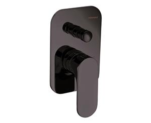 PIOVANA Verona Bath/Shower Mixer with diverter Black