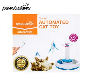 Paws & Claws 3-Way Automated Cat Toy