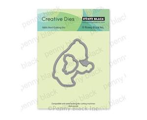 Penny Black Creative Dies - Share The Love Cut Out 2.8in x 3.2in