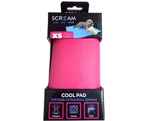 Pet Cool Pad Mat for Dogs & Cats - Pink - X-Small (40cm x 30cm) Scream