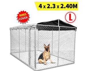 Pet Dog Kennel Enclosure Playpen Puppy Run Exercise Fence Cage Play Pen A2