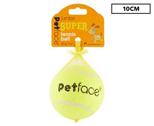 Petface 10cm Jumbo Super Tennis Ball - Yellow