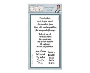 Phill Martin Stamps - Motivational Verses Clear Stamp Set