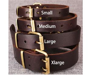 Premium Quality Genuine Leather Handmade Pet Dog Collar