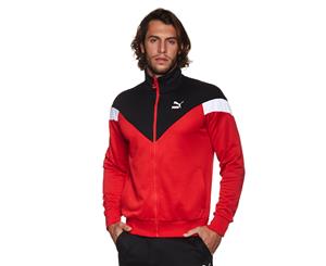 Puma Men's Iconic MCS Track Jacket - High Risk Red