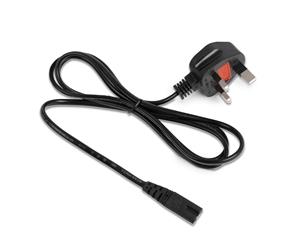 REYTID Replacement Power Plug Compatible with Sony Playstation 4 and PS3 Lead Charger Adapter Cable Mains UK - Black