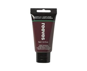 Reeves - Acrylic Paint 75ml - Deep Madder