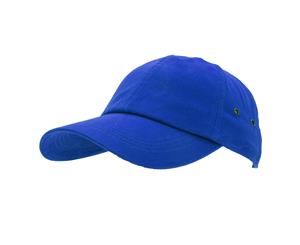 Result Unisex 100% Plush Finish Baseball Cap (Royal) - BC993