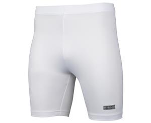 Rhino Mens Sports Base Layer Shorts (White) - RW1278