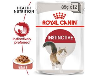 Royal Canin Feline Instinctive in Gravy Adult Cat Food 12x85g