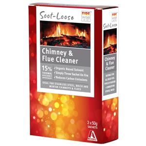 Rubbedin 50g Soot Loose Chimney Cleaner - 3 Pack