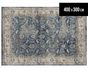 Rug Culture 400X300cm Sophia 883 Power Loomed Rug - Blue