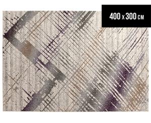 Rug Culture 400x300cm Aspect 350 Power Loomed Rug - Aubergine