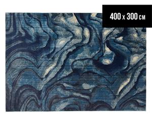 Rug Culture 400x300cm Dreamscape Modern Rug - Indigo