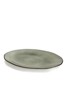 S&P NOMAD PLATTER OVAL GREY 41X28CM