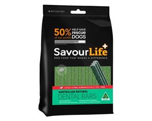 Savourlife Australian Natural Dental Bars Small/Medium 8 Bars Dog Treats